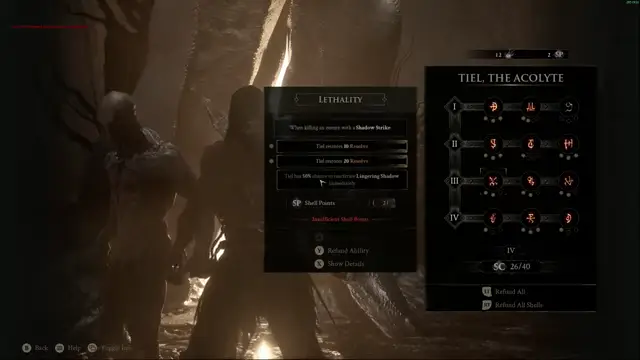 Early Shell ability loop — Tiel dash or Proxima kit in a live fight